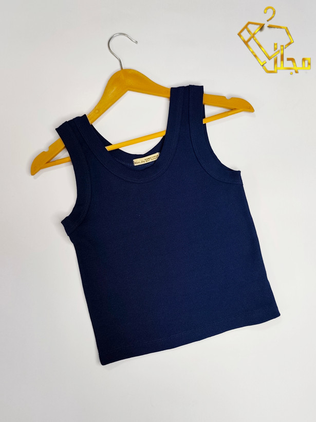 تاپ کراپ حلقه ای کبریتی زنانه جنس فانریپ پنبه