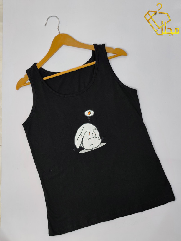 تاپ حلقه ای طرح خرگوش جنس سوپر نخ پنبه